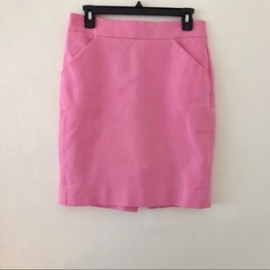 J.Crew Pink Pencil Skirt